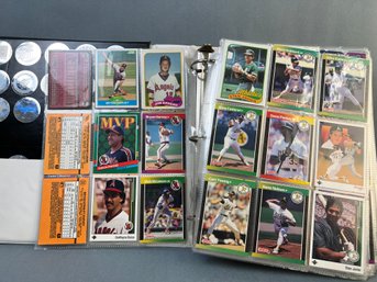 Large Folder Of MLB Cards.