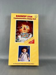 Raggedy Ann Commemorative Stamped Doll