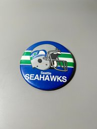 Vintage Large Seahawks Button