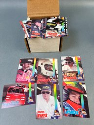 Box Of 1995 Finish Line Super Series Racing Cards.