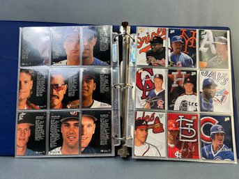 Folder Of 1993 Leaf Studio MLB Cards.