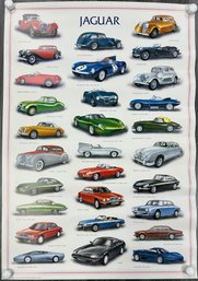 Vintage Jaguar Models Poster