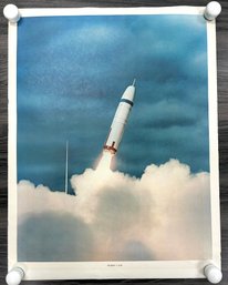 Vintage Trident First Launch Poster