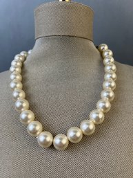 Faux Pearl Necklace.