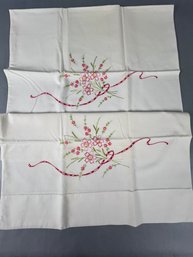 Beautiful Embroidered Pillowcases Set Of 2.