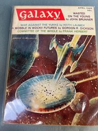 Vintage Galaxy Science Fiction Magazine April 1965.