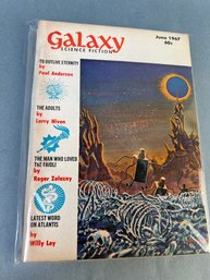 Vintage Galaxy Science Fiction Magazine June 1967.