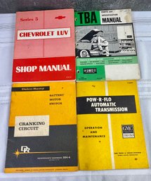 4 Car Service Manuals From The 60s And 70s