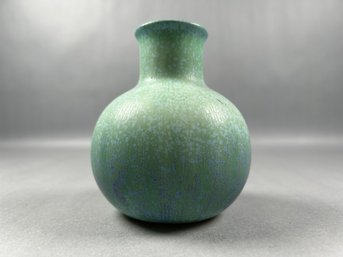 Art Pottery Green Glaze Weed Pot Bud Vase