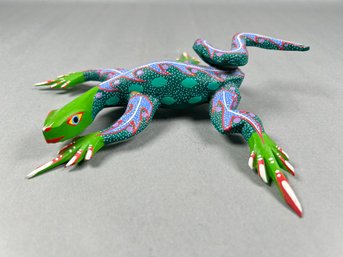 Oaxaca Alebrije Iguana Signed