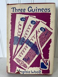 Book:  Three Guinea  Author Virgina Wolf - First American Edition