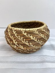 Hand Woven Native Basket.