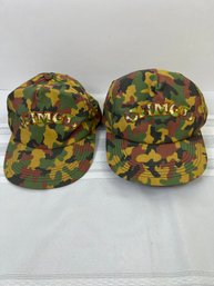 1 Made In The USA Camel Camo Snapback Hats.