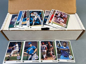 Box Of MLB Cards 1989 Upper Deck.