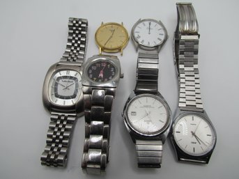 Lot Of 6 Quartz Watches