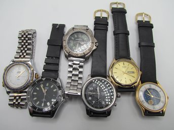 Lot Of 6 Quartz Watches