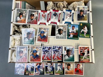 Large Box Of MLB Cards 1997 Pinnacle 1998 Donruss 2003 Fleer 2001 Topps.