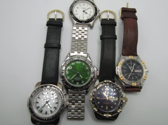 Lot Of 5 Quartz Watches