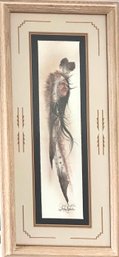 Signed John A. White 208/700 Native Indian Artwork Framed *Local Pickup Only*