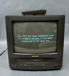 Sharp Gamer TV VCR Combo 13VT K100