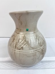 Navajo Pottery Vase Signed By Tannie Neal.