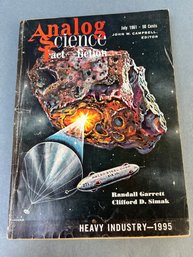 Vintage Analog Science Fiction Book Dated July 1961.