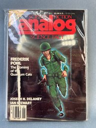 Vintage Analog Science Fiction Book Dated Jan 1986.