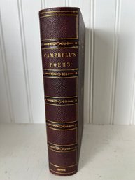 Book:  Campbells Poems: Author Thomas Campbell - Published 1887