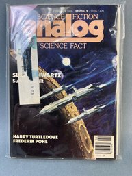 Vintage Analog Science Fiction Book Dated Feb 1986.