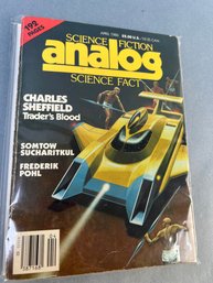 Vintage Analog Science Fiction Book Dated April 1986.