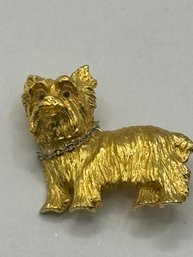 Doggy Pin With Necklace