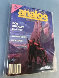 Vintage Analog Science Fiction Book Dated July 1986.