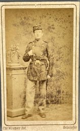 Vintage Cabinet Card, Military