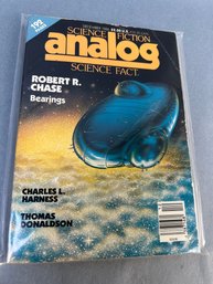 Vintage Analog Science Fiction Book Dated Dec 1986.