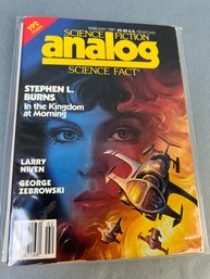 Vintage Analog Science Fiction Book Dated Feb 1987.