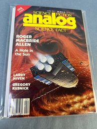 Vintage Analog Science Fiction Book Dated April 1987.