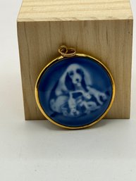 Small Medallion -Mothers Day Motif Plate- 1979  Pendant
