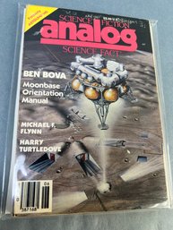 Vintage Analog Science Fiction Book Dated June 1987.