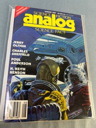 Vintage Analog Science Fiction Book Dated August 1987.