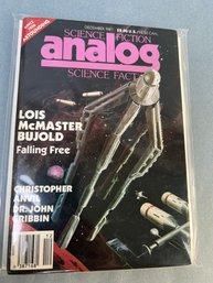 Vintage Analog Science Fiction Book Dated Dec 1987.