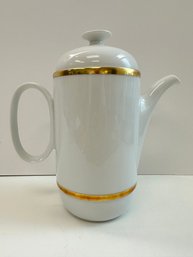 Rosenthal Studio Lone Gold Rim Coffee Pot *Local Pickup Only*