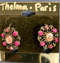 Thelma Paris Pierced Earrings