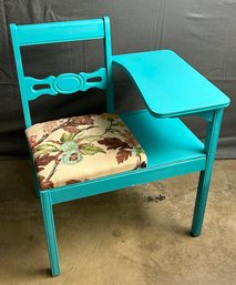 Vintage Gossip Telephone Bench And Attachable Chair
