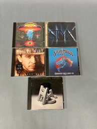 Five Rock CDs Styx Boston And More