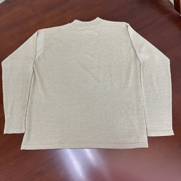 Gold Sparkly Light Weight Sweater