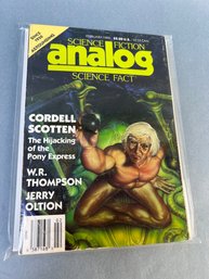 Vintage Analog Science Fiction Book Dated Feb 1989.