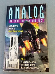 Vintage Analog Science Fiction Book Dated March 2001.