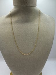 Gold Tone Chain With Clasp