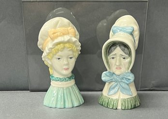 Pair Of Royal Worcester Figurines 1976