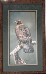 Signed Pam Stoehsler Golden Eagle With COA Framed *Local Pickup Only*